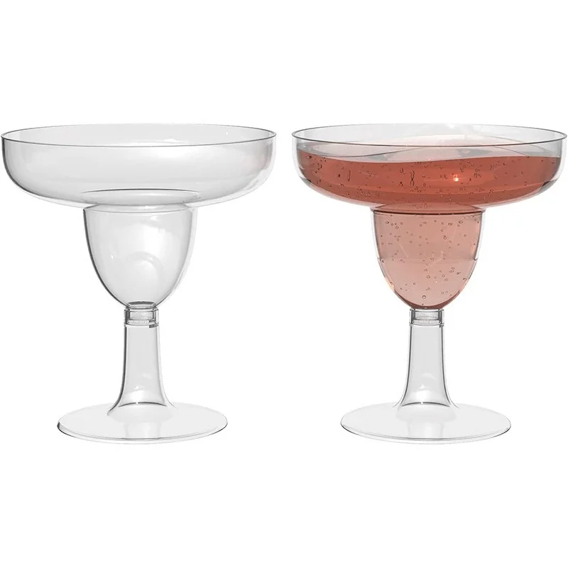 Champagne Tower Set - 20 個 5 オンス プラスチック 使い捨て