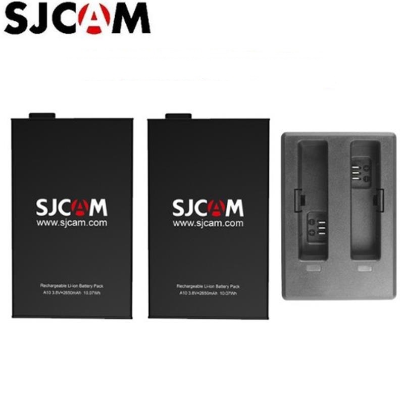 Wedding Power Supply - Sjcam-バックアップ充電器,オリジナルの2650mAhバッテリー充電器,sjcam a10 a20用アクセサリ,wifi,カメラ用