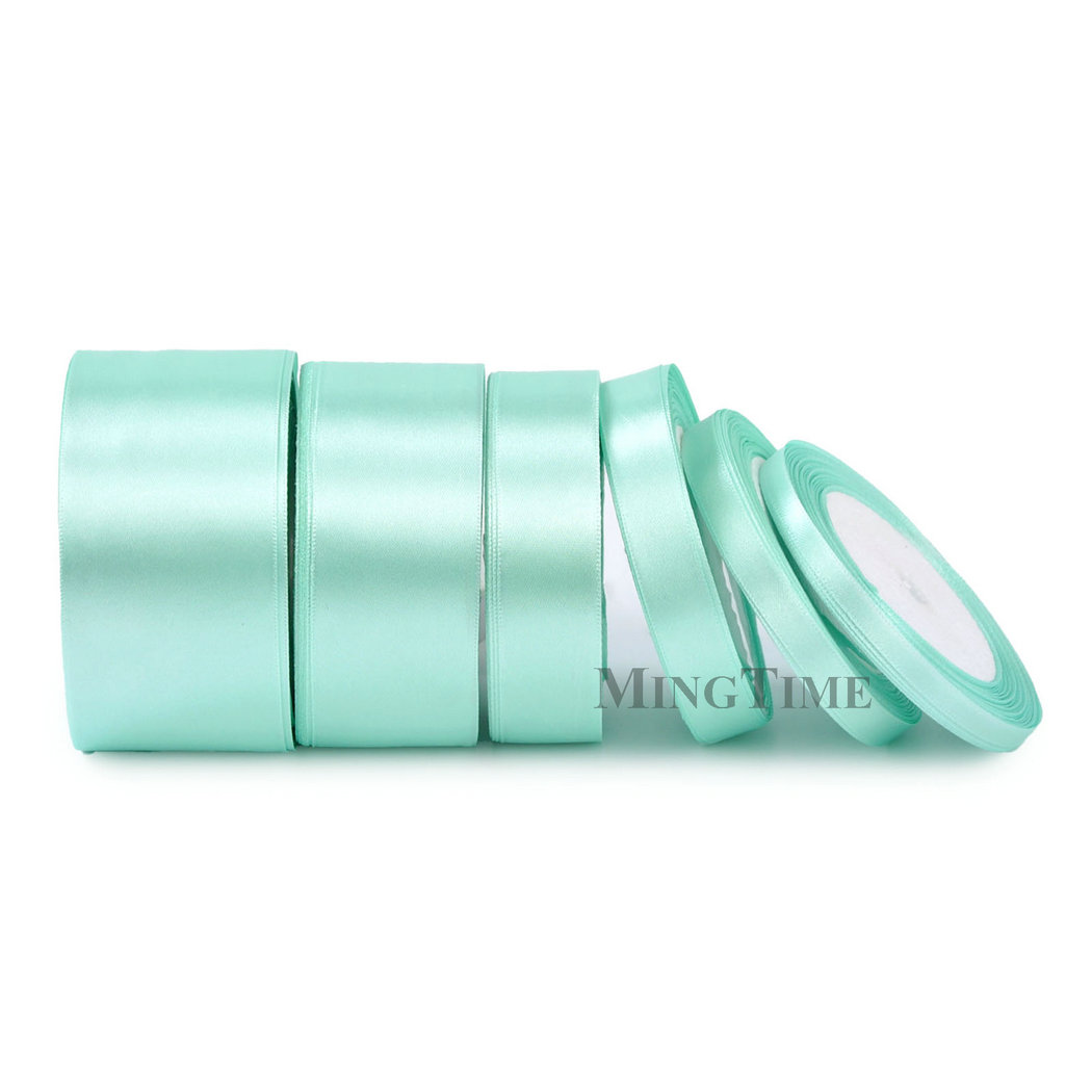 Bridal Sash Ribbon - ミントグリーンのサテンリボン,25ヤード,6mm,10mm,15mm,25mm,38mm,50mm,手作り,結婚式,パーティーの装飾