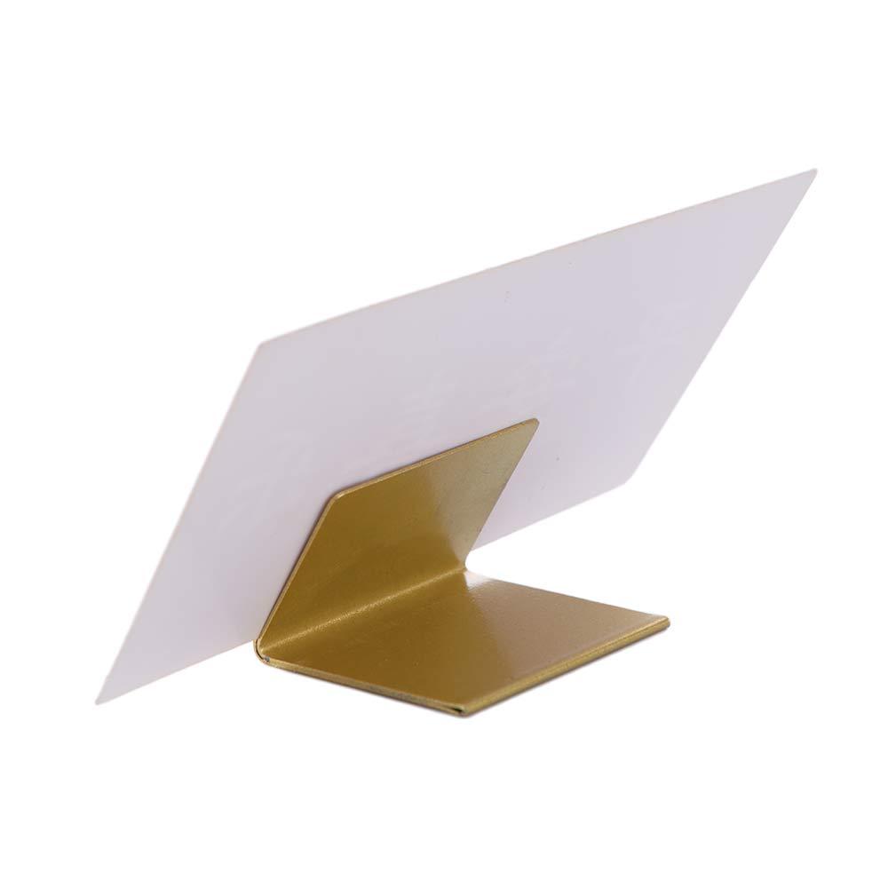 テーブル番号スタンド 金属製名札クリップスタンド DIY ゴ - Table Number Gold のレビューと価格