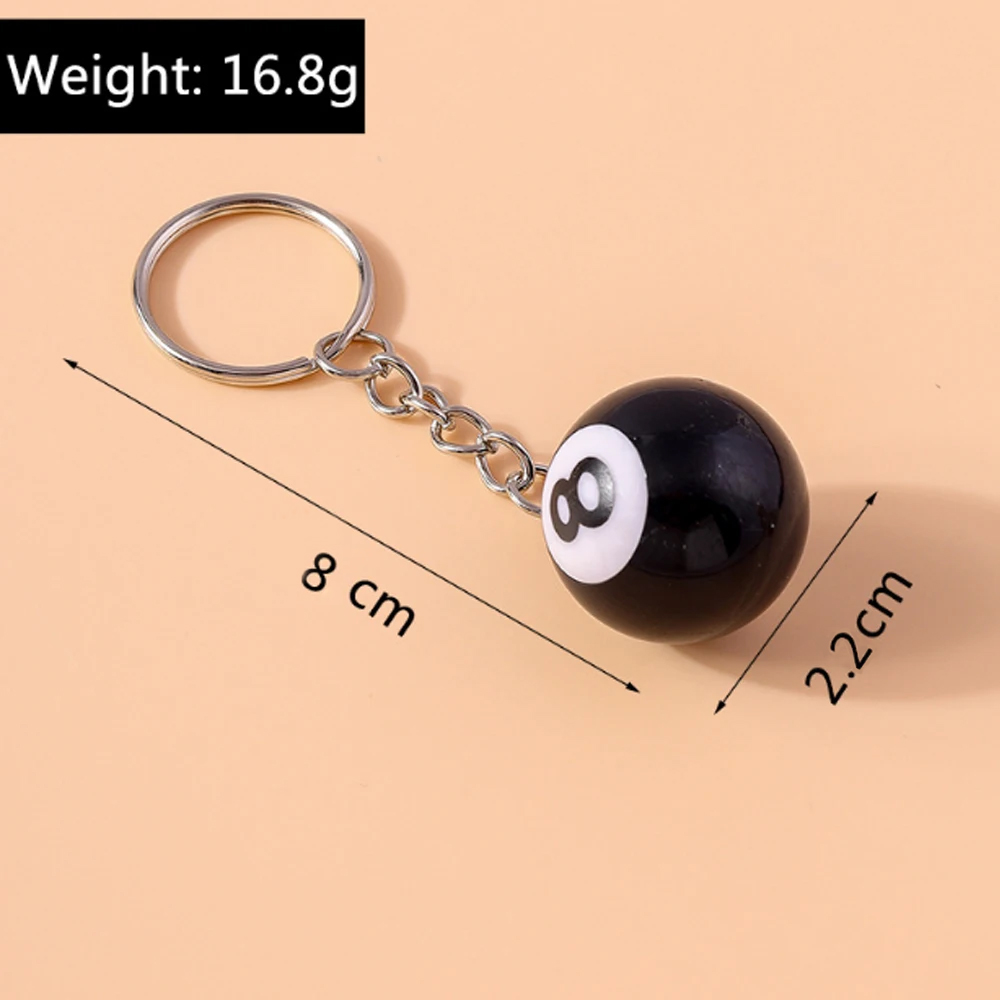 ファッションクリエイティブビリヤードプールキーホルダーテーブ - Table Number Gold のレビューと価格