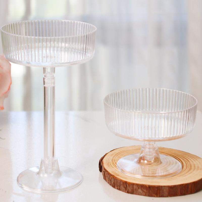 ● 10 個のプラスチックマティーニグラス使い捨て透明シャン - Champagne Tower Set のレビューと価格