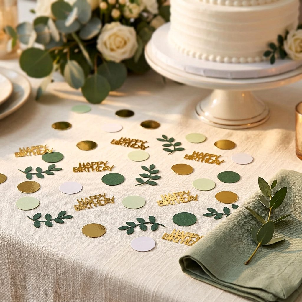 120個のゴールドナンバーバースデーコンフェッティ 16 3 - Table Number Gold のレビューと価格