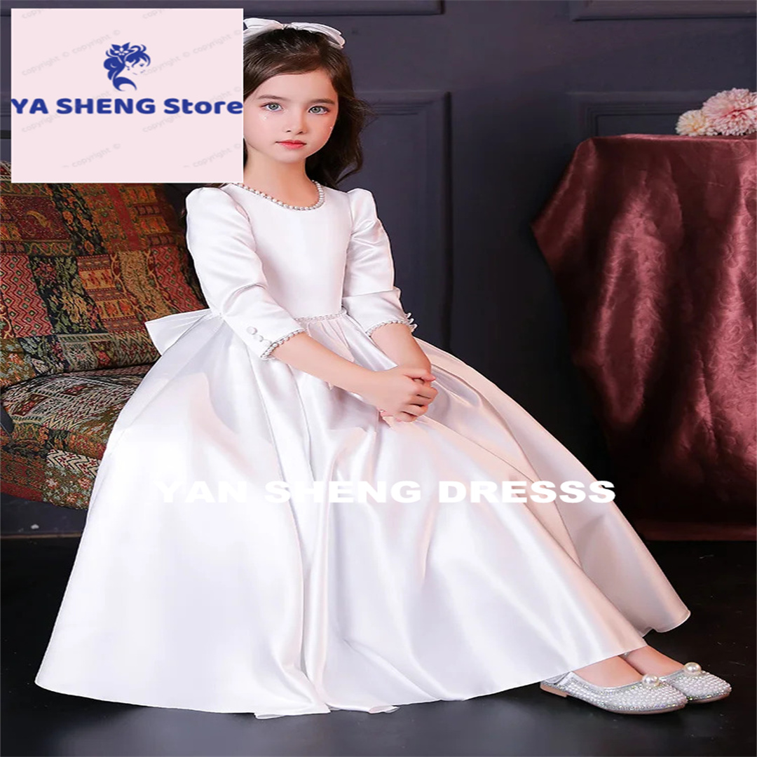 カスタマイズされたウェディングドレス エレガントなパールとボ - Bridal Sash Ribbon のレビューと価格