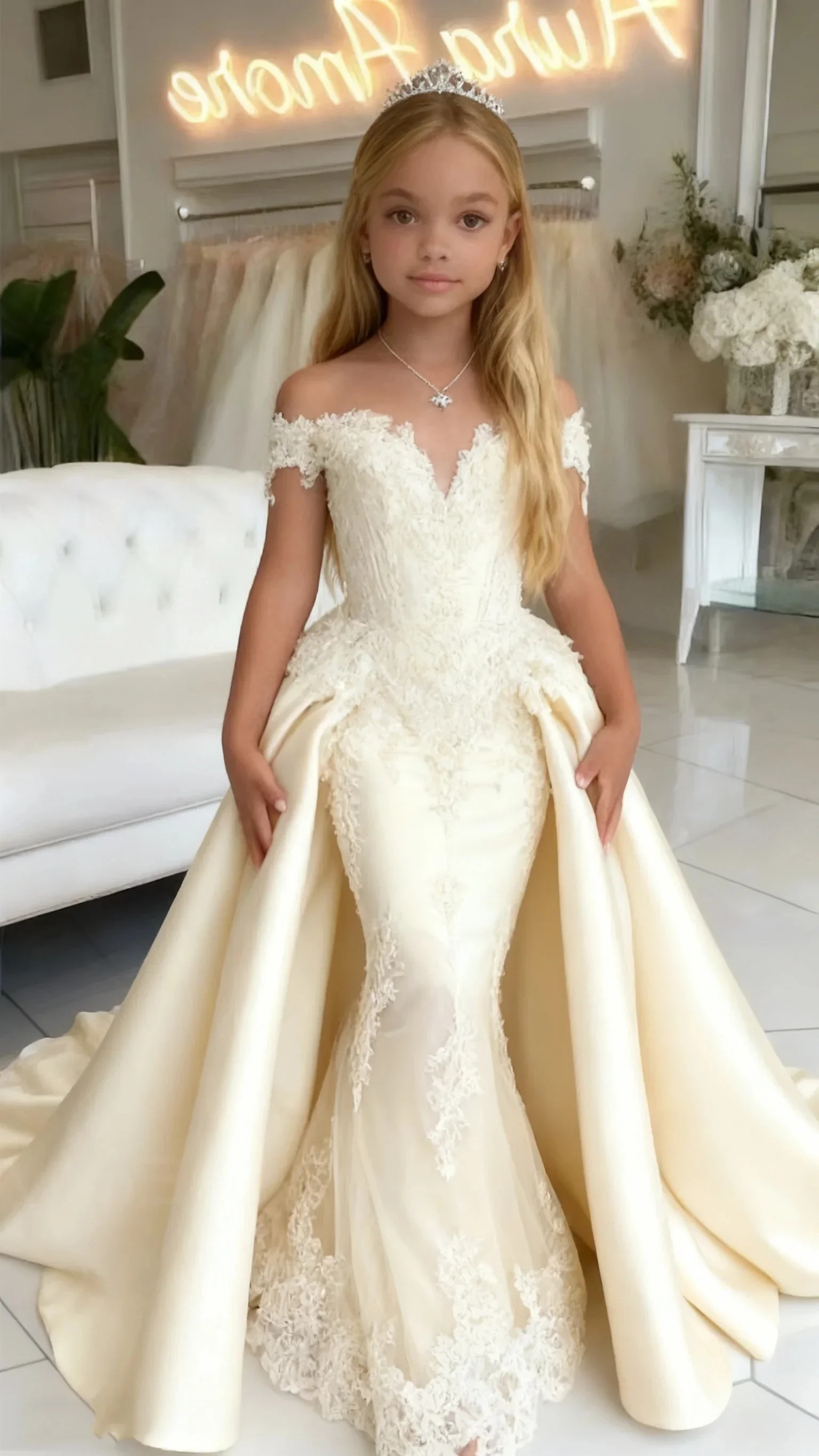 ウェディングドレス 誕生日パーティードレス カスタムフラワー - Bridal Sash Ribbon のレビューと価格