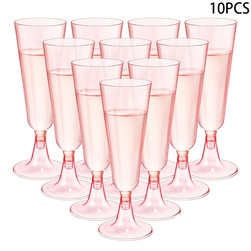 使い捨てプラスチック製シャンパンカップ,10個,シャンパン, - Wedding Fountain のレビューと価格
