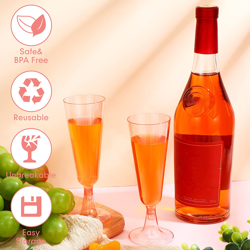 使い捨てプラスチック製シャンパンカップ,10個,シャンパン, - Wedding Fountain のレビューと価格